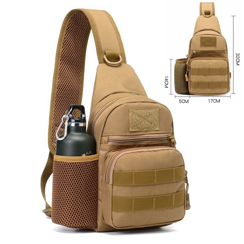 Военная сумка на плечо для активного отдыха, спортивный рюкзак для альпинизма, тактический рюкзак на плечо для походов, кемпинга, охоты, рюк...