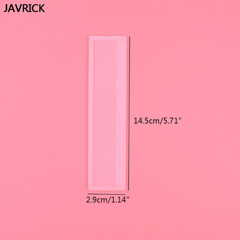 JAVRICK 5Pcs Straight Ruler Silicone Mold Handmade UV Resin Molds Art Resin Casting Craft Tools Jewelry DIY Accessories