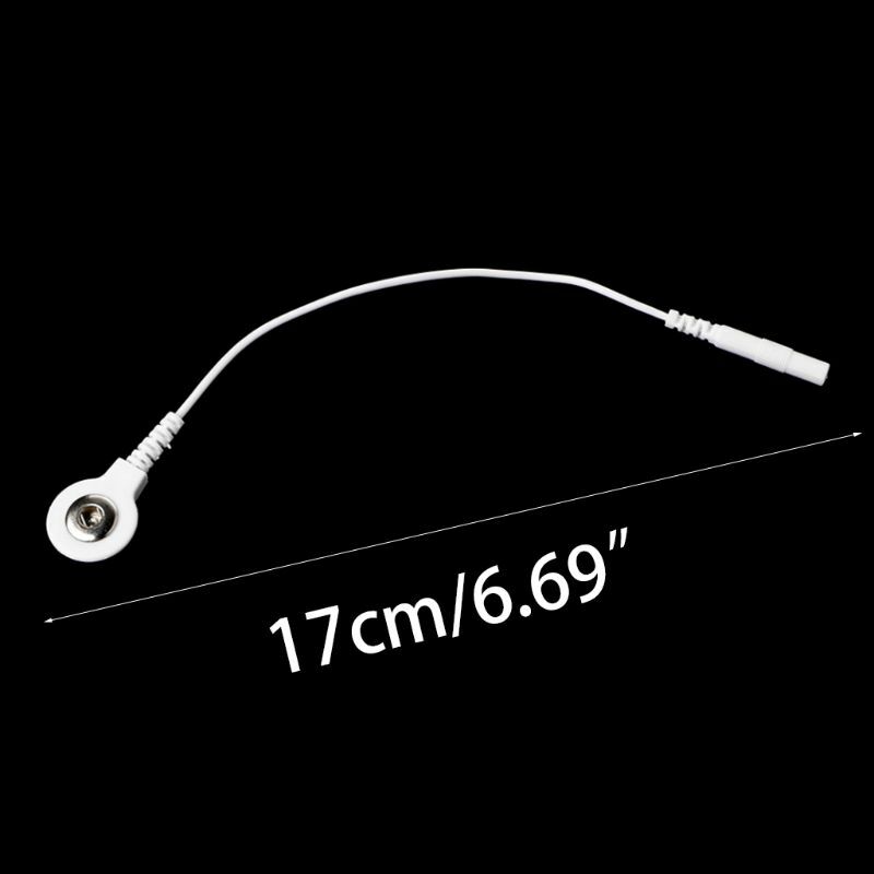 Adaptateurs de fil de plomb Tens pour connecteur de broche de 2mm (femelle) à 3.5mm Snap (femelle)