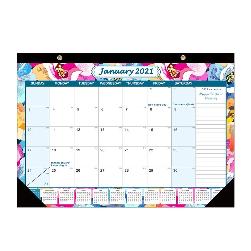 2021 настенный ежегодный календарь на каждый день на для планирования расписания ежегодная повестка дня
