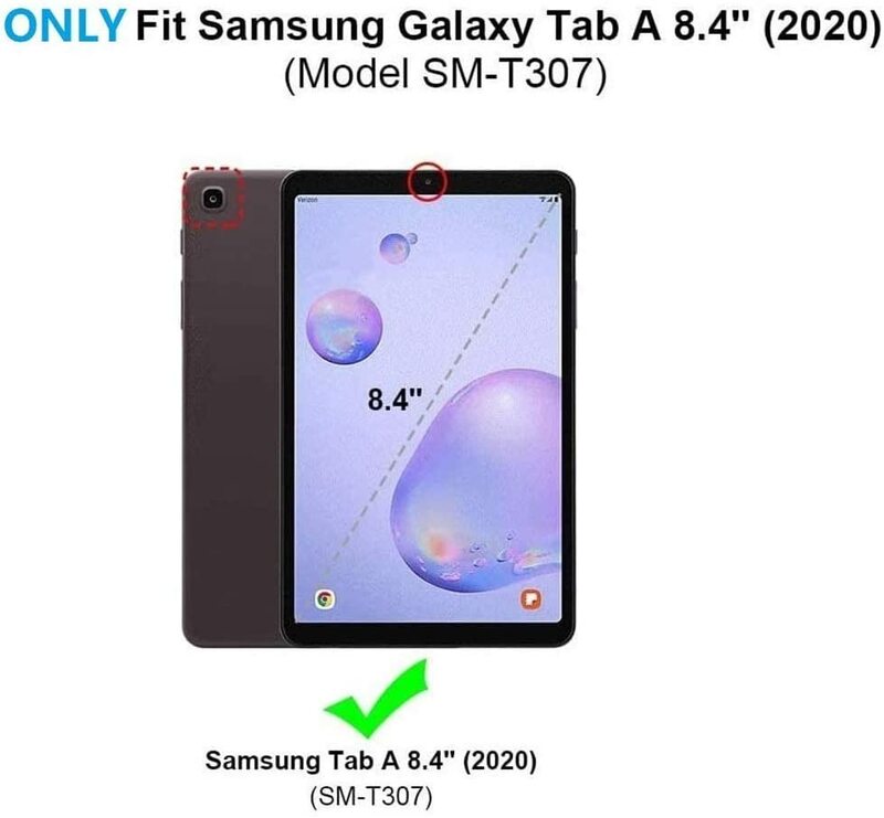 Kaca Tempered Definisi Tinggi untuk Samsung Galaxy Tab A 8.4 "Inci SM-T307 Pelindung Layar 9H 0.3Mm Film Pelindung Tablet
