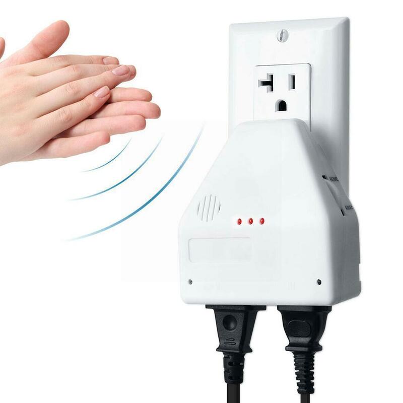 Clapper-interruptor Universal activado por sonido, dispositivo electrónico para dormitorio, 1 unidad