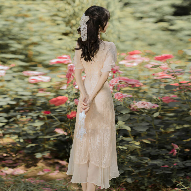 Восточная одежда, длинный Элегантный Чонсам в стиле ретро, молодежное платье, новинка 2021, традиционная китайская одежда