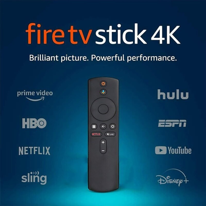 Clé TV Fire sans USB, avec télécommande vocale Alexa (dernière génération), nouveauté 2021