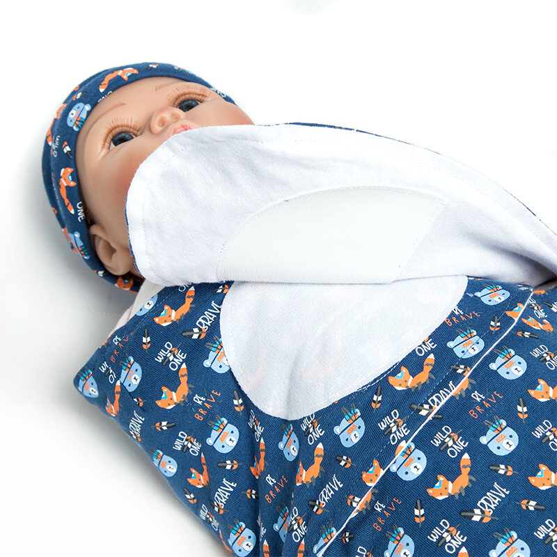 Saco de dormir para bebé recién nacido, envoltura para bebés de 0 a 3 meses, 2 unids/paquete