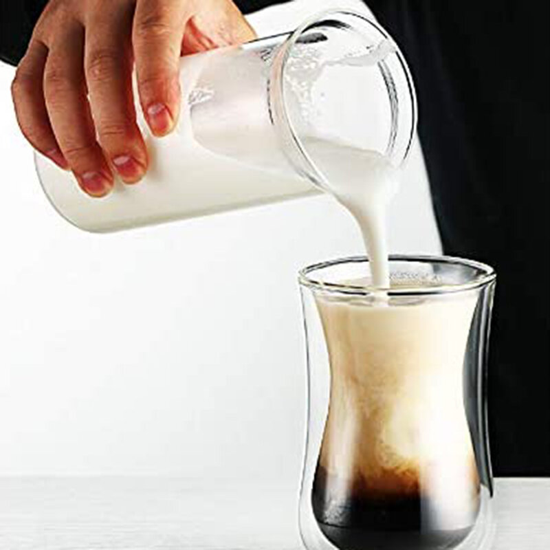 Spieniacz do mleka elektryczny spieniacz do kawy urządzenie do robienia piany koktajl mleczny mikser bateria spieniacz do mleka dzbanek do kubka