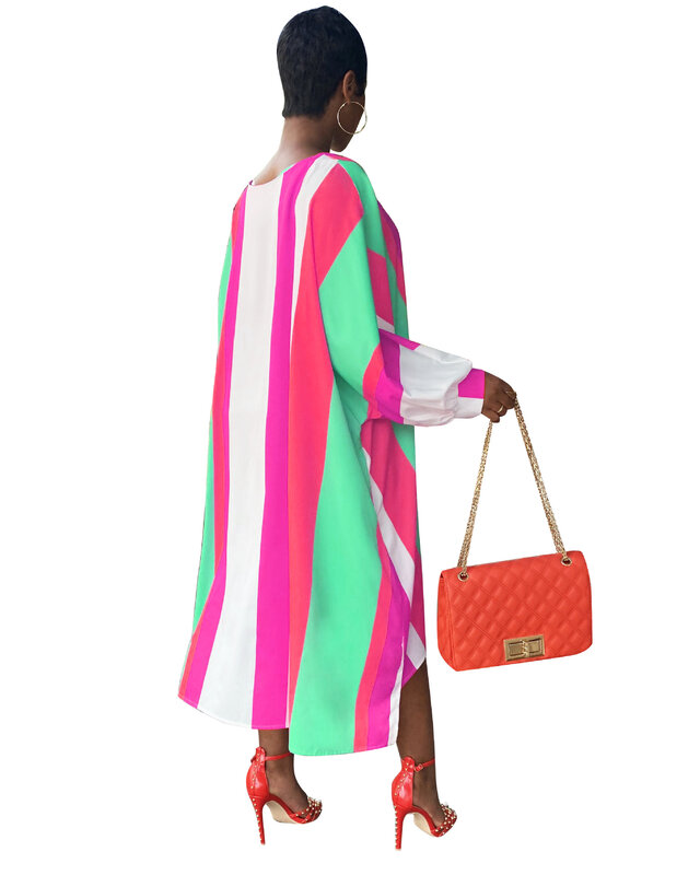 Vestido africano a la moda para mujer, ropa dashiki, informal, para mujer, 2021
