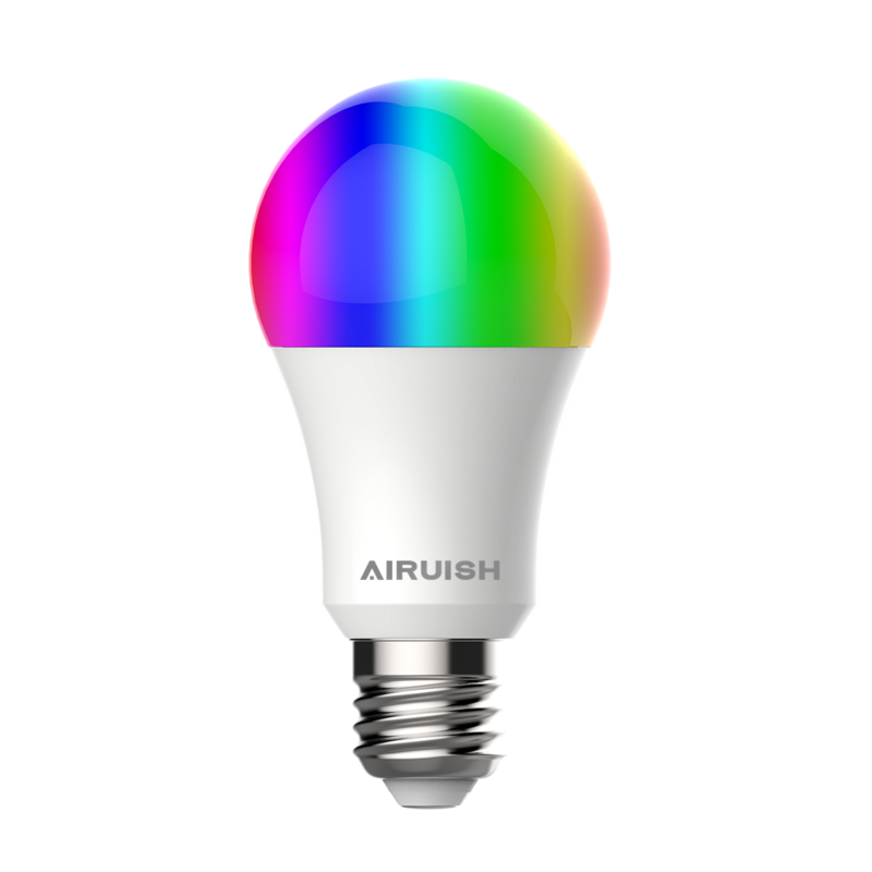 Smart WIFI birne, kompatibel mit Alexa und Google Assistent, LED farbwechsel licht, dimmbare und anwendung, volle farbe, 9W,
