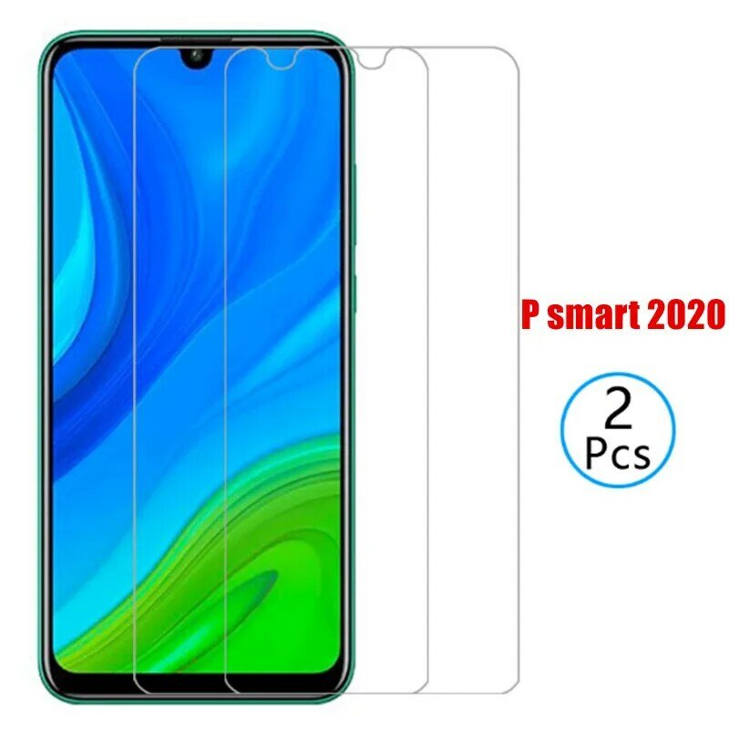 2 sztuk 9H szkło ochronne dla Huawei p smart 2020 Psmart2020 folia ochronna na Huawei Psmart 2020 telefon szkło hartowane
