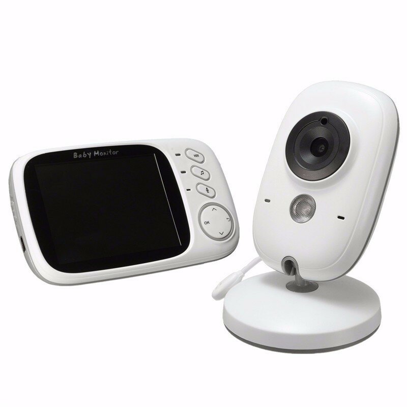 Vb603 monitor de vídeo sem fio do bebê música babá câmera com display lcd monitoramento de temperatura visão nigth áudio bidirecional
