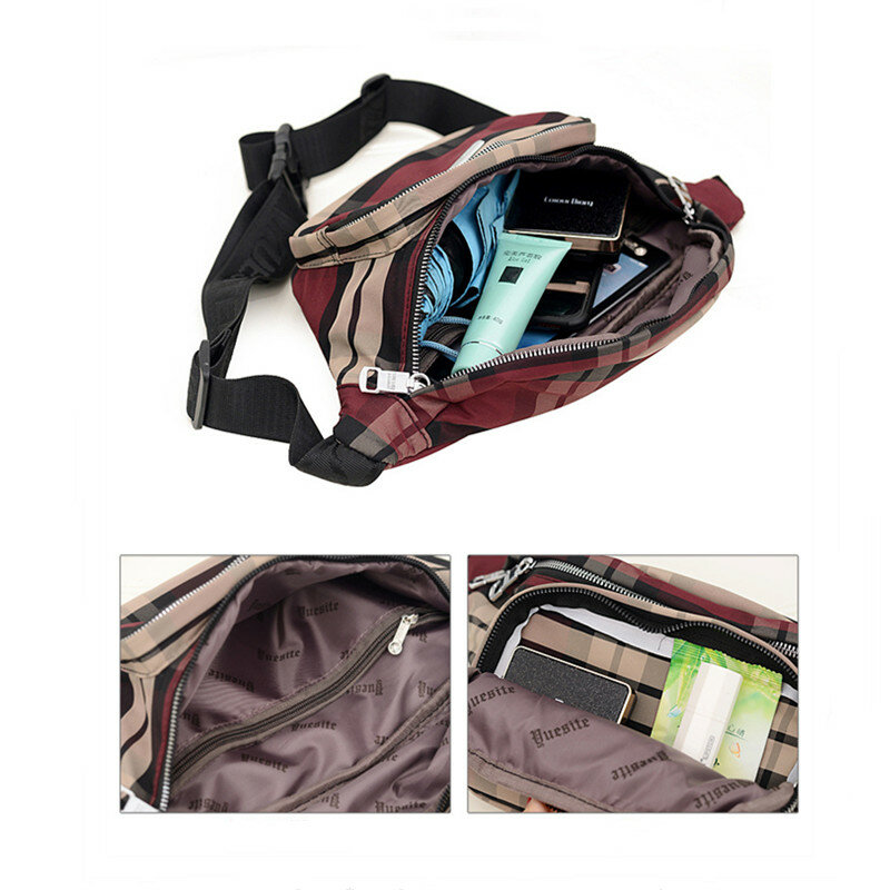 Vento Marea – sac de voyage pour femmes, sac de taille décontracté en Nylon, ceinture de poitrine, sacs à bandoulière, grande capacité Sport, sac banane, pochette pour téléphone, 2020