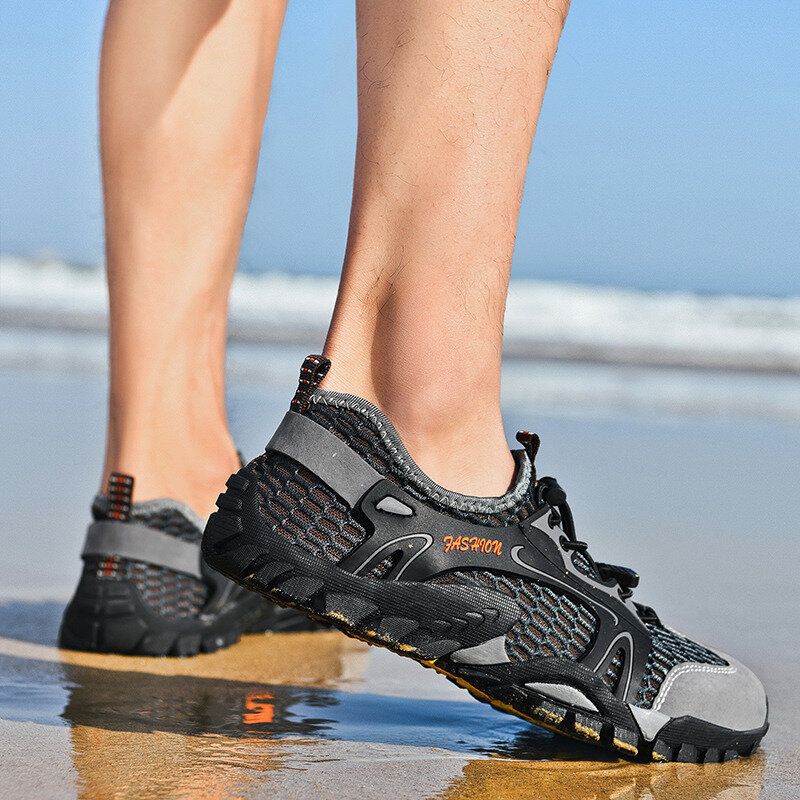 Zapatillas deportivas de gran tamaño para hombre y mujer, zapatos acuáticos de playa, de cinco dedos, calzado atlético de alta calidad