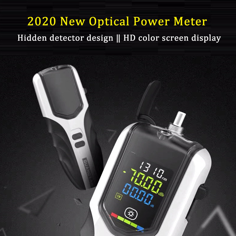 Nowy wysokiej precyzji akumulator miernik mocy optycznej G7 kolorowy ekran LCD światłowodowy miernik mocy z latarka OPM