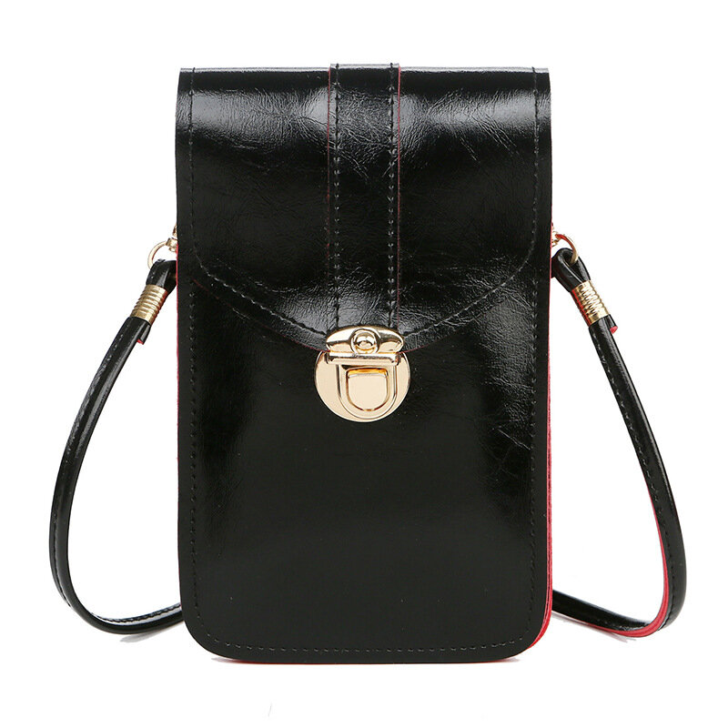 Borsa a tracolla staccabile alla moda da donna con tracolla staccabile borsa portamonete Mini borsa a tracolla Color caramella per donna