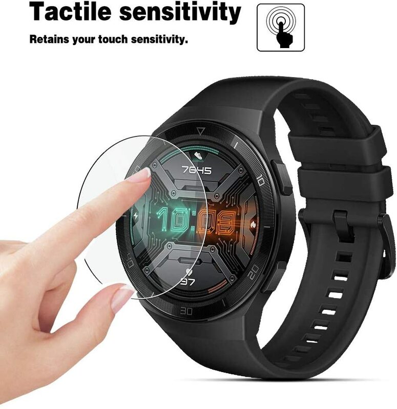 Film Pelindung Layar Kaca Tempered untuk Huawei Watch GT 2e Film Pelindung Layar Jam Tangan Pintar untuk Huawei Watch Gt 2e 46Mm