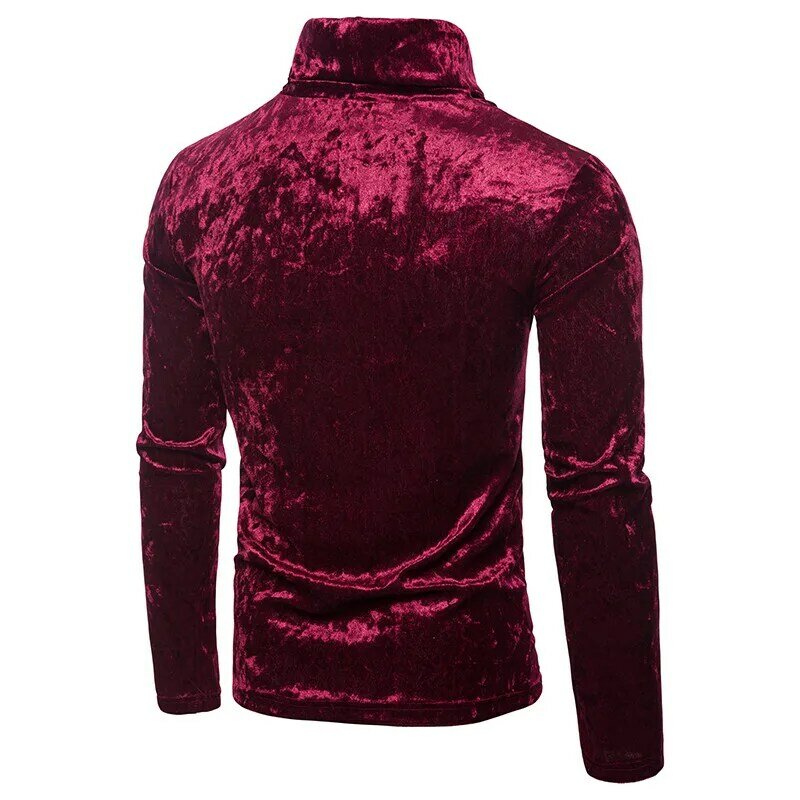 남자 솔리드 컬러 터틀넥 풀오버 스웨터 가을 겨울 따뜻한 의류 남자 청소년 패션 캐주얼 bottoming 셔츠