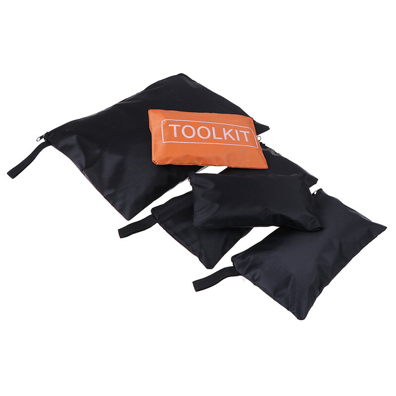 1pc Cloth Tool Bag Useful Waterproof Oxford Cloth Tools Set Bag Zipper Storage Instrument Case Pouch