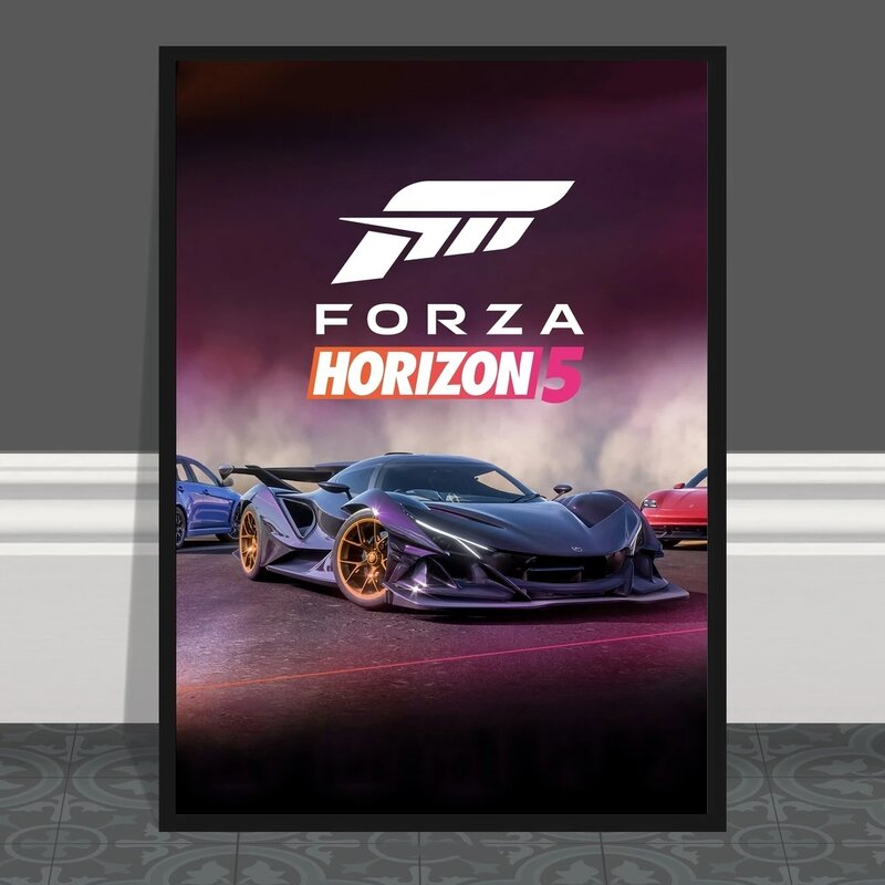 Forza Motorsport horyzont 5 gra wideo 5D DIY diament malarstwo mozaika haft ze strasem Cross Stitch rękodzieło Home Decor