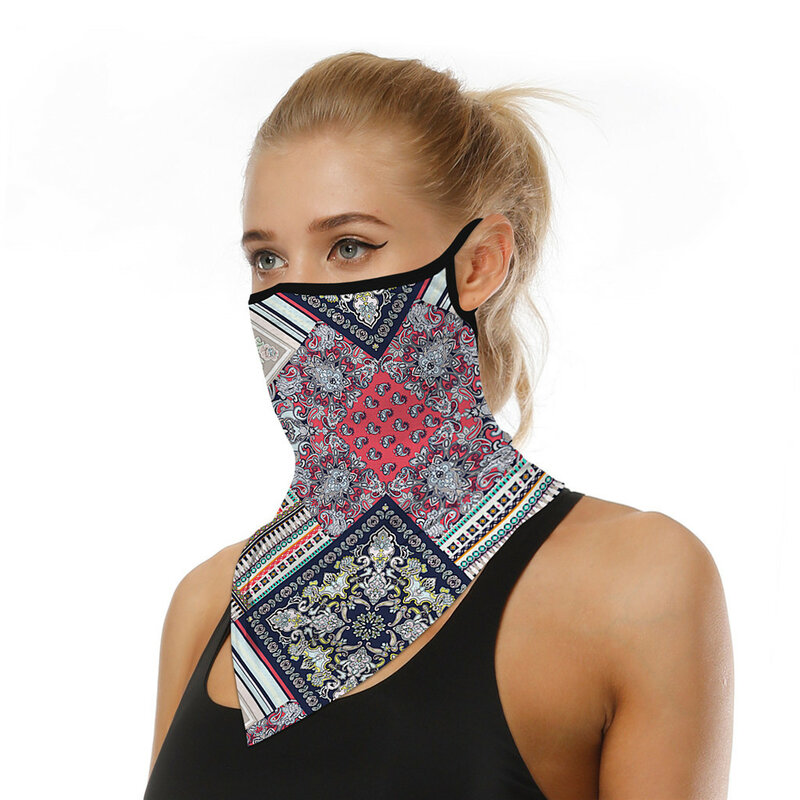Модная маска для лица с принтом, шарф, ветрозащитная бесшовная маска для лица для лыжного спорта, спортивный шарф, шарфы для походов, маска-т...