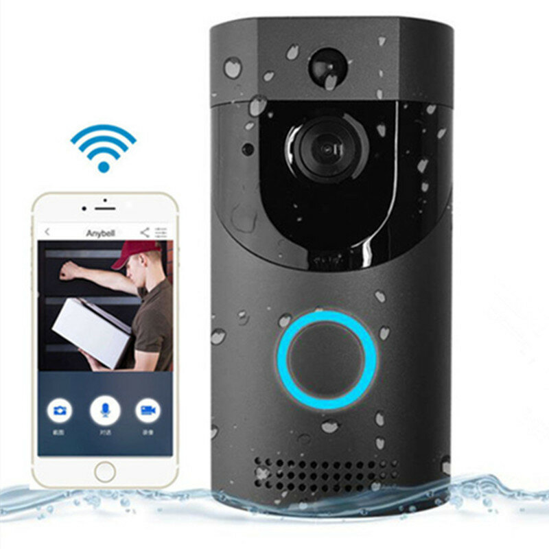 Tuya-ワイヤレスインテリジェントビデオドアベル,防水セキュリティカメラ,双方向オーディオ付き,モーション検出,720p