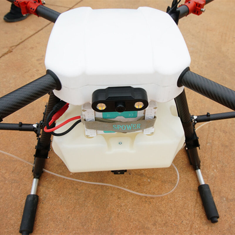 2020 precipitò promozione 10l Drone agricolo Uav 10kg aerei a spruzzo sigillati a 4 assi con luce notturna della telecamera Fpv Hd