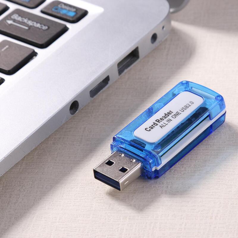 4 In 1 Memory Card Reader Usb 2.0 All In One Kaartlezer Voor Micro Sd Tf M2