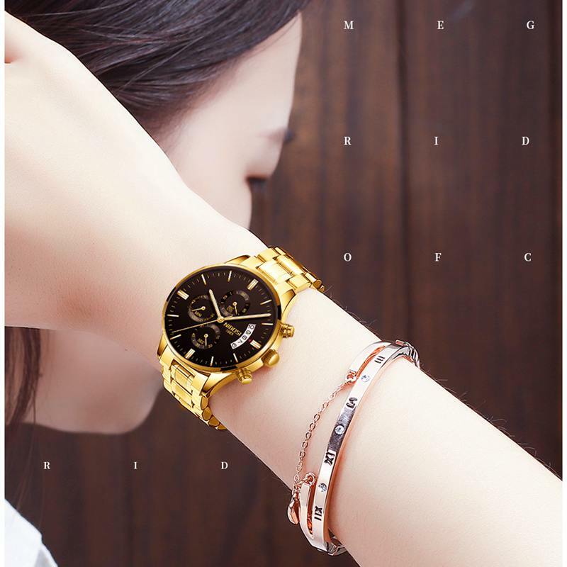 Nibosi-女性のための高級クォーツ時計,ファッション腕時計,ビジネス,2020