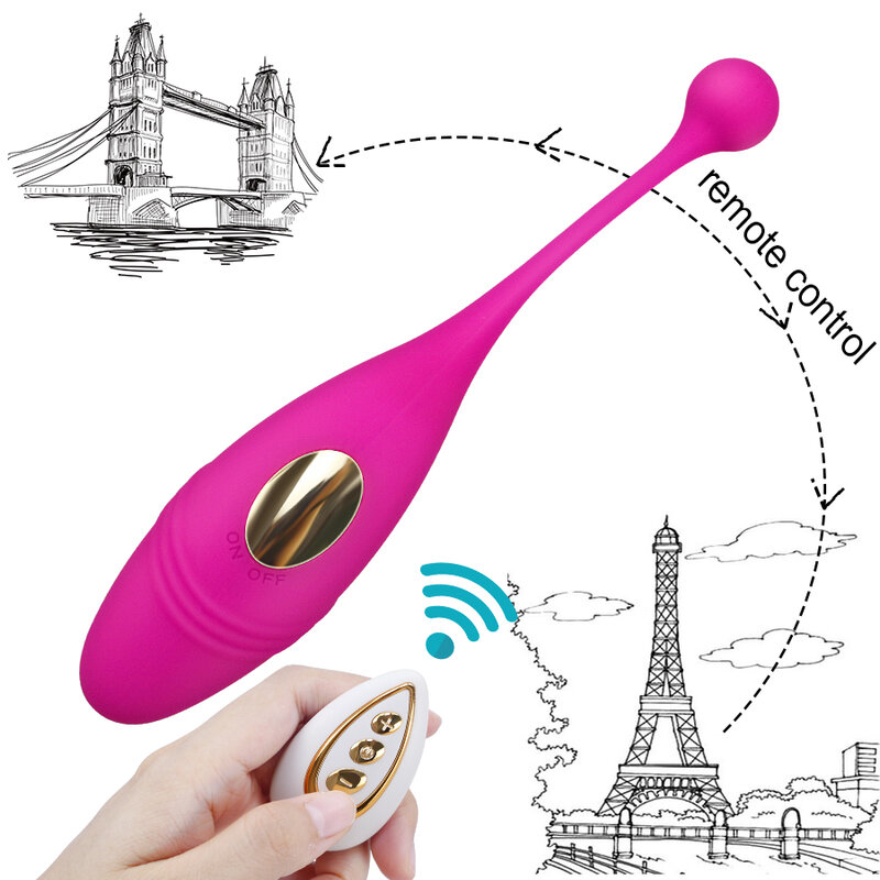 2020 Panties Wireless Remote Control Vibrator Panties Vibrating Egg Wearable Dildo Vibrator G Spot Clitoris Sex Toy for Women