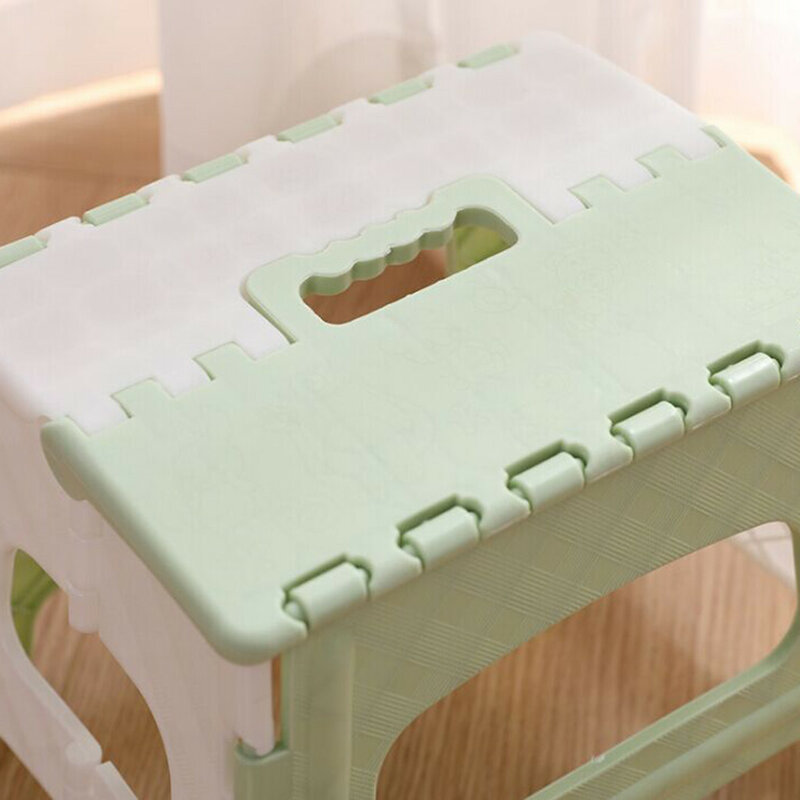 접는 단계 의자 플라스틱 다목적 홈 기차 야외 스토리지 접이식 목욕 벤치 어린이 의자 어린이 가구를 들고