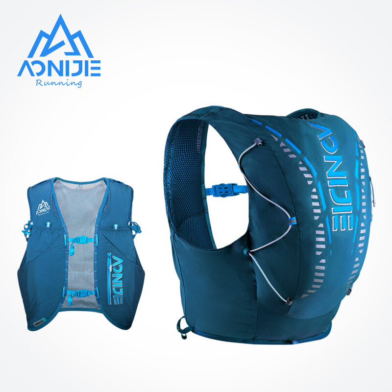 Модернизированный спортивный рюкзак AONIJIE 12 л, сумка для бега и гидратации, мягкий жилет для пеших прогулок, тропы, езды на велосипеде, марафо...