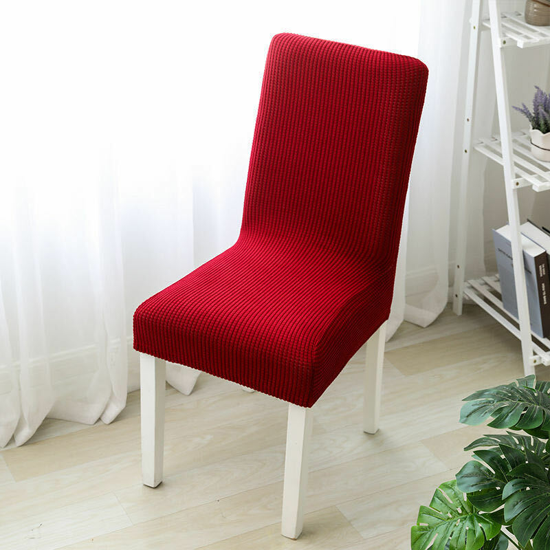 Cubierta para sillas del hogar color sólido para sala de estar,cubierta universal para silla de restaurante,protector grueso para taburete #13 