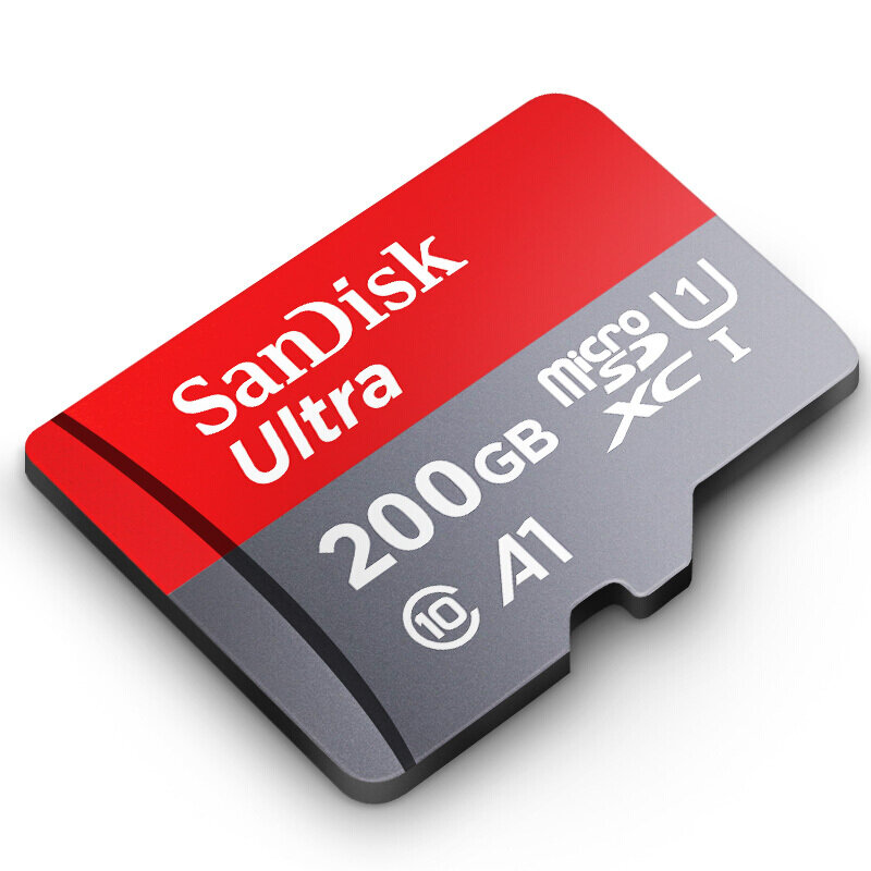 سانديسك A1 بطاقة الذاكرة 256GB 200GB 128GB قراءة ما يصل إلى 98 برميل/الثانية 64GB 32GB بطاقة sd الصغيرة Class10 UHS-1 بطاقة ذاكرة فلاش ميكروسد تف