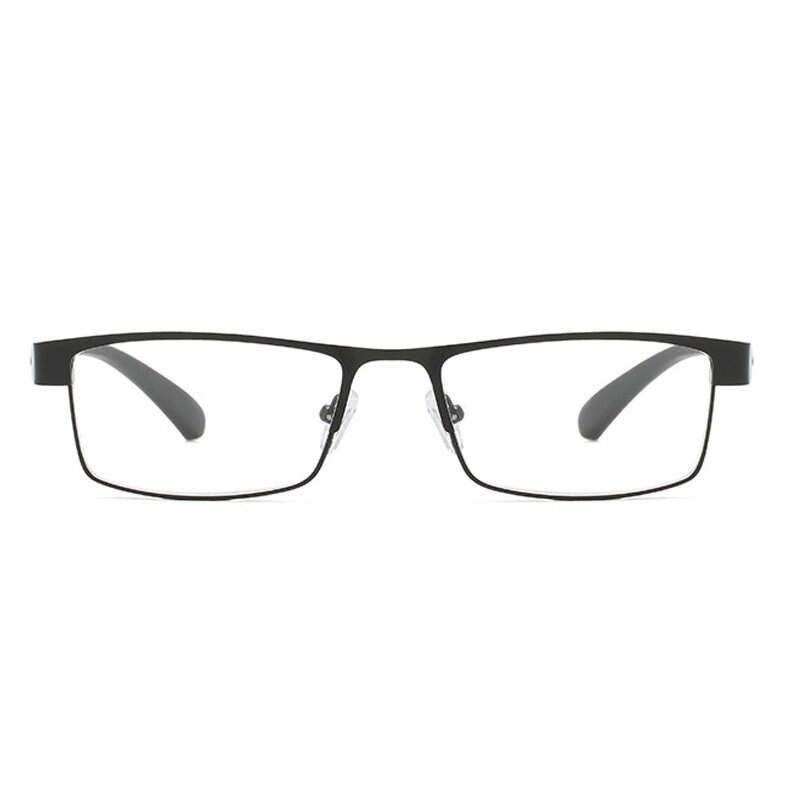 Moda de alta qualidade óculos leitura das mulheres dos homens meio quadro negócios escritório óculos eyewear + 1 1.5 2 2.5 3 3.5 4