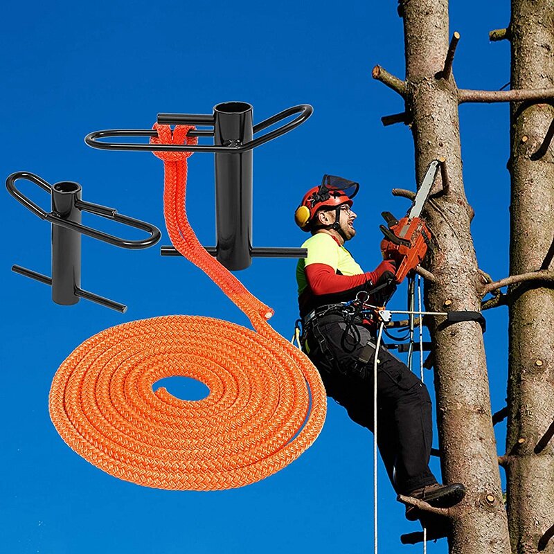 3/4 InchX14 Feet Steel Slow Descent Rigging Kit, Sling Tree Rope Friction Device for Arborist Climbers Lumberjack Etc