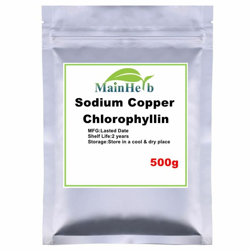 Clorofila de cobre de sódio solúvel em água usada em cosméticos
