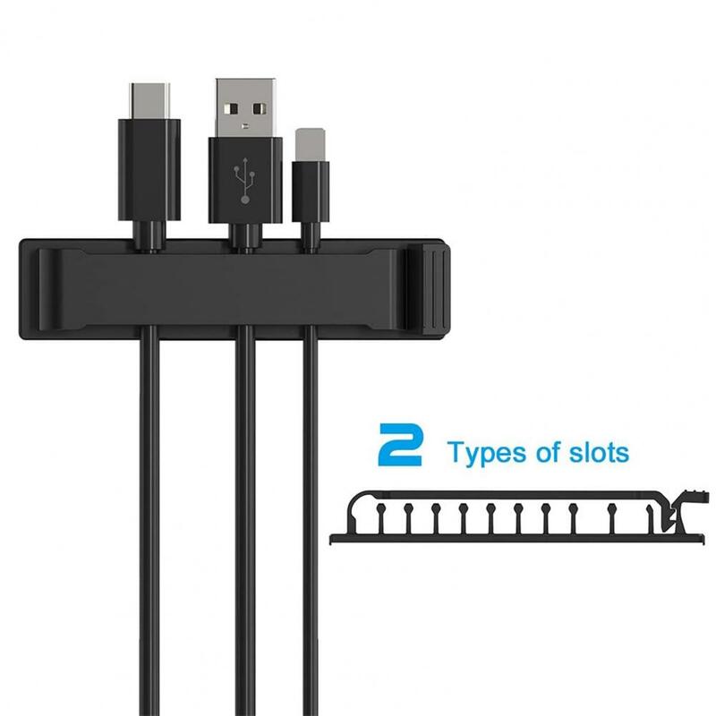 Abrazaderas de Cable multiusos para gestión de cables de auriculares, prácticas, ligeras, para mantener el orden