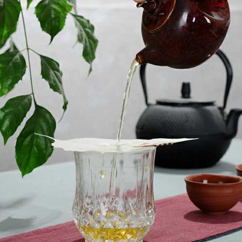 1 قطعة الشاي مصفاة الشاي شكل فلتر تسرب الكونغ فو الشاي انحدارا الجوف أوراق شخصية فلتر