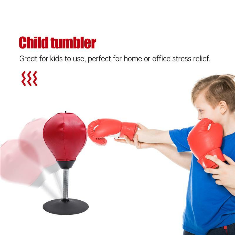 1pc indoor crianças bola de boxe bola de perfuração bola de fitness desktop exercício brinquedo