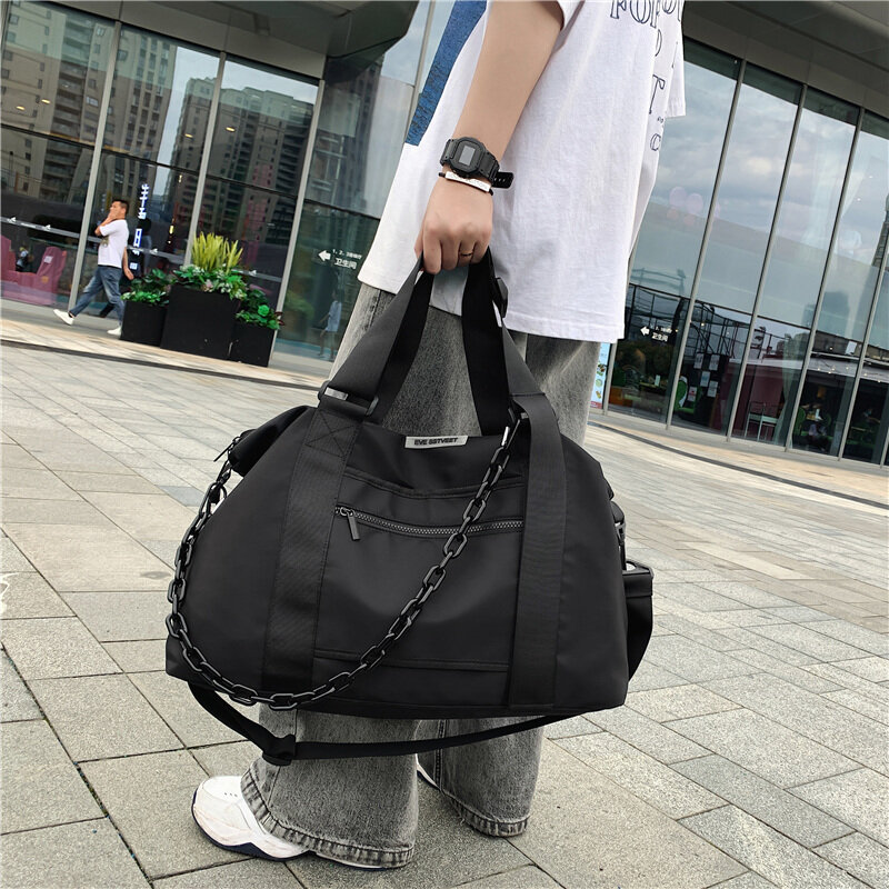 Дорожная сумка YILIAN большой емкости для отдыха модная трендовая спортивная сумка через плечо для мужчин и женщин универсальная сумка через ...