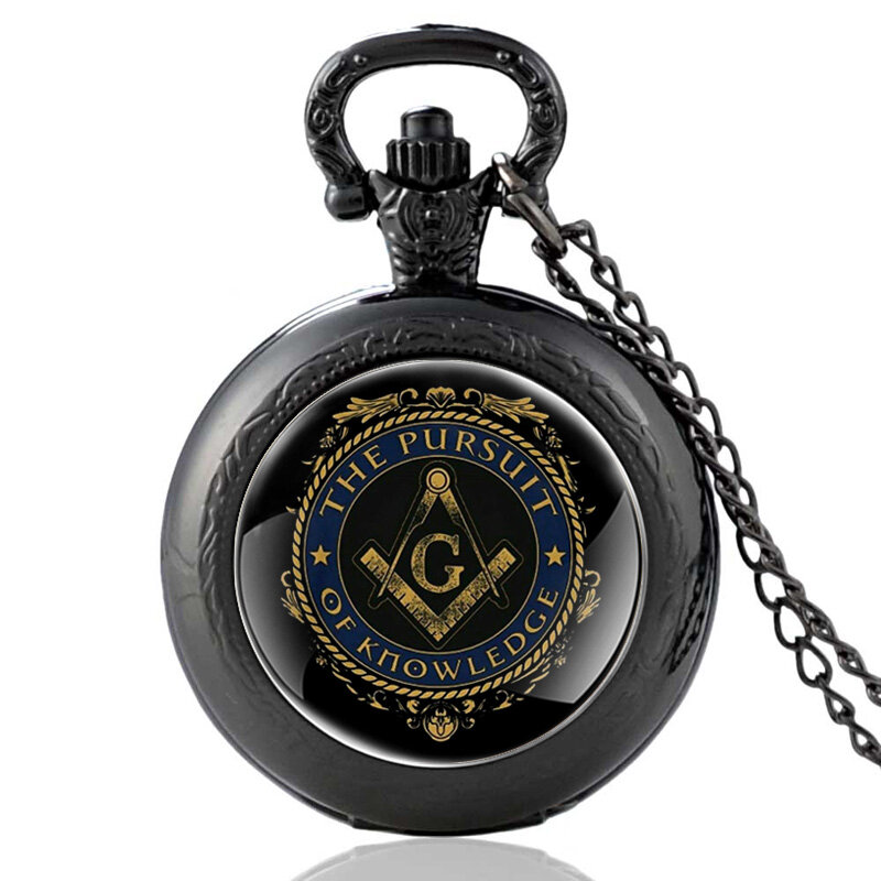 Классические мужские и женские масонские кварцевые карманные часы, стремление к знаниям, кулон, ожерелье, часы, ювелирные изделия, подарки