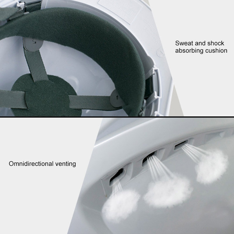 Abs capacete de segurança de construção capacetes de engenharia elétrica capacete de proteção de trabalho de alta qualidade