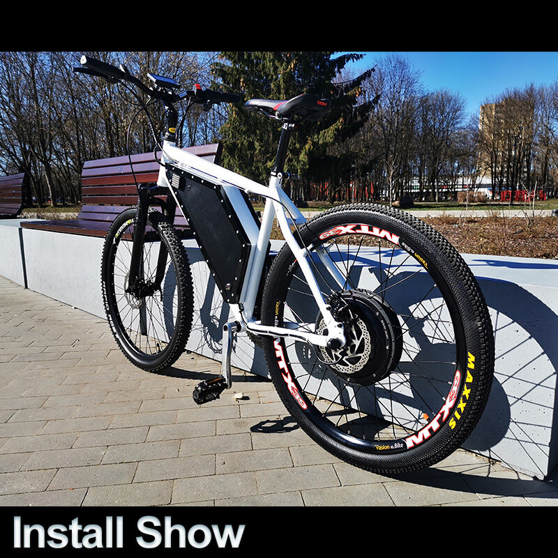 kit conversión bicicleta electrica 1500W motor bici eléctrica 20, 26, 27,5, 700C, 28, 29 pulgad, rueda trasera PASIONEBIKE