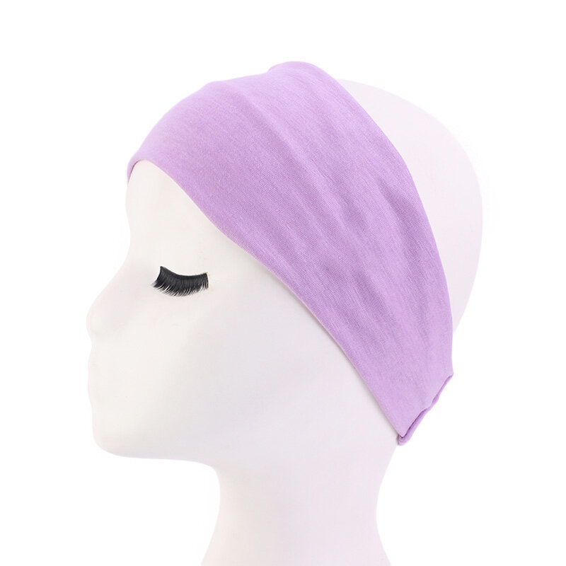 Diadema de Color sólido Unisex, bandas elásticas para el cabello para hombres y mujeres, bandas elásticas para la cabeza de Fitness al aire libre, accesorios ir