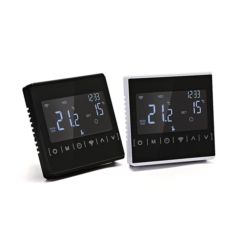 Aquecimento elétrico termostato controlador 16a filme de aquecimento elétrico cabo aquecimento piso europeu termostato