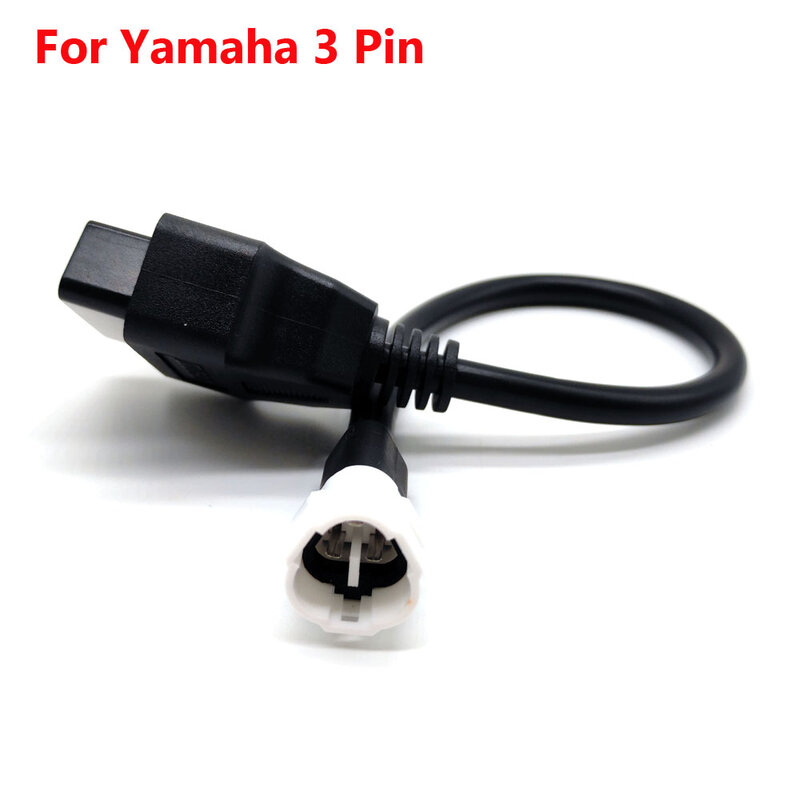 Obd Motorfiets Kabel Voor Yamaha 3 Pin/4 Pin Plug Kabel Diagnostische Kabel 3pin/4Pin Om OBD2 16 pin Adapter