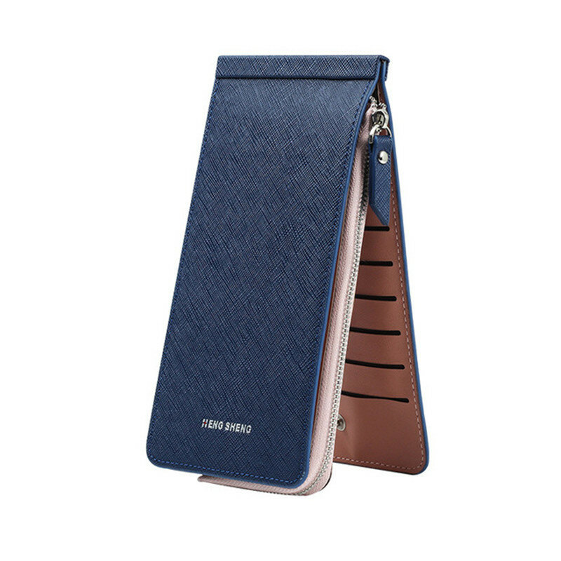 JIFANPAUL adies 긴 지갑 지퍼 멀티 카드 위치 여자 지갑 유럽과 미국 스타일의 휴대 전화 가방 남자 핸드백