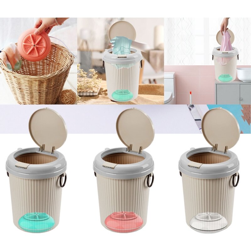 Mini Portable Automatic Washing Machine Rotating Turbines Washer Laundry Clothes Cleaner for Travel Home Dorms Apartment