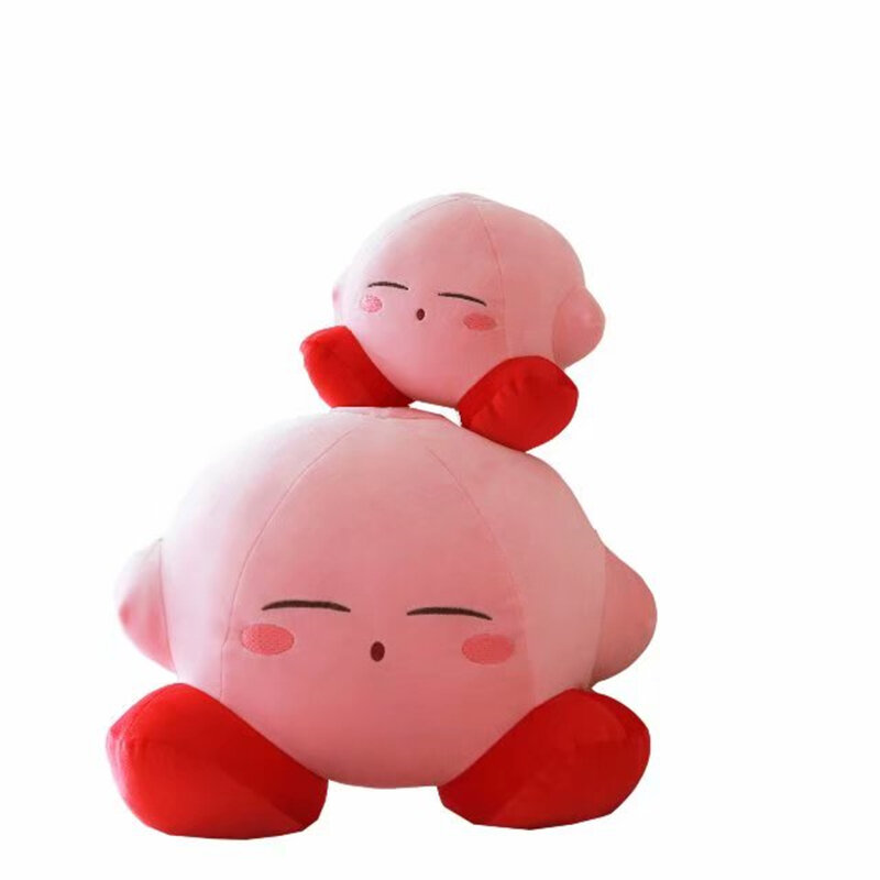 Kirby-almohada de felpa con dibujos animados para niños, juguete de felpa con dibujos animados de animales Kirby, regalo para niños
