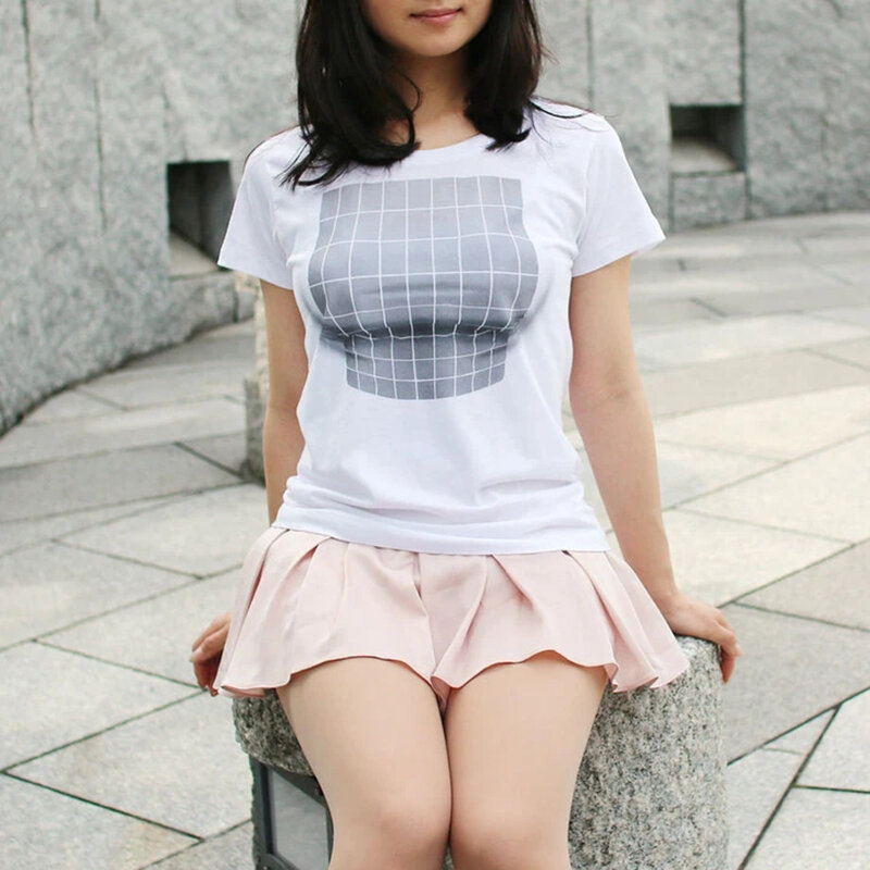 Atasan Kaus Wanita T-shirt Lengan Pendek Mode Lucu Atasan Ramping Musim Panas Crop untuk Wanita Anak Perempuan N66
