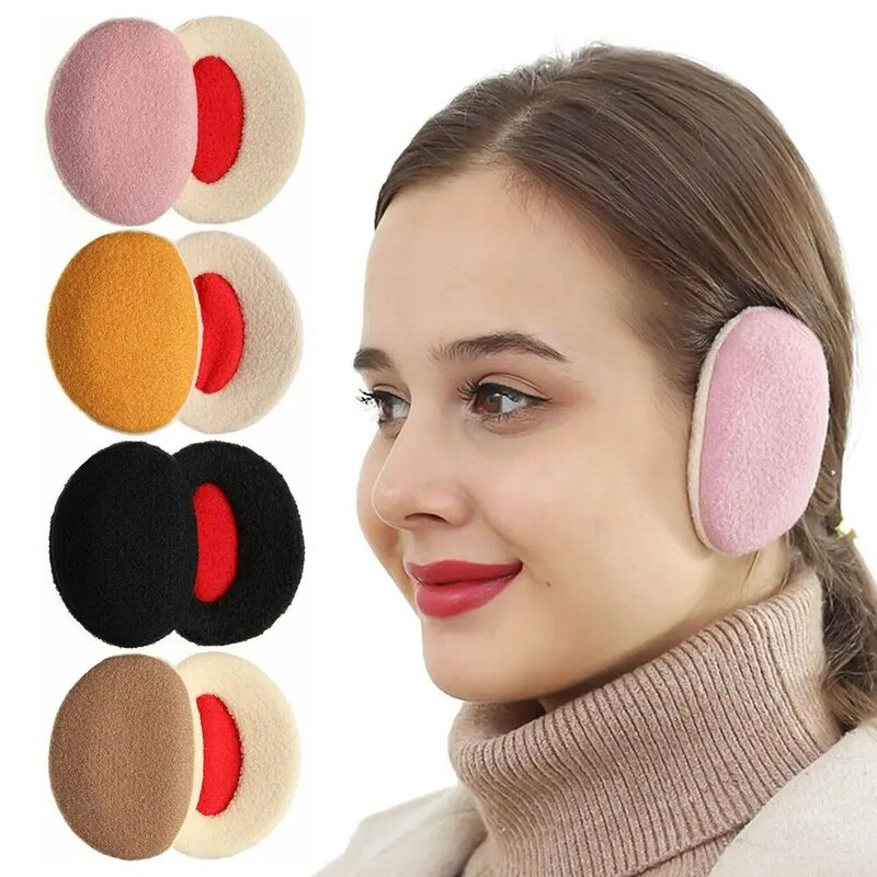 Per uomo donna scaldamuscoli protezione per le orecchie cuffie in pile scaldamuscoli senza fascia cuffie cuffie
